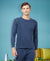 T.T. Mens Navy Slim FitSolid Hotpot Thunder Thermal Top