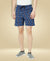 T.T. Mens Cotton Regular FitPrinted Bermuda Shorts With ZipperNavy-Grey