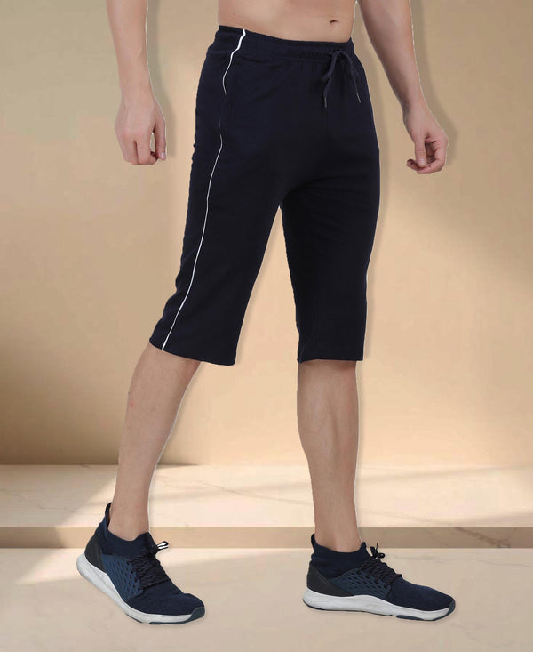 T.T. Men'S Cotton Capri Navy