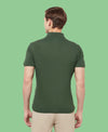 HiFlyers Men'S Solid Tshirts With Pocket Olive