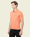 HiFlyers Men'S Solid Tshirts With Pocket Orange