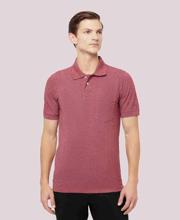 HiFlyers Men'S Grindle Tshirts With Pocket Red