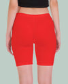 T.T. Pearl Women 100% Cotton Multipurpose Shorts Pack Of 2 Red & Skin