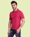 HiFlyers Mens Fuschia Polo T-Shirt