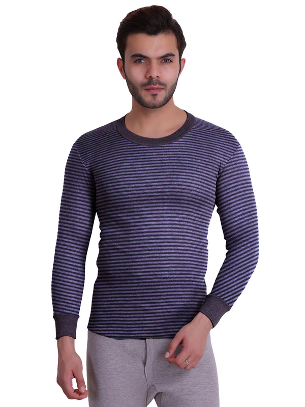 T.T. Mens Anthra Slim FitSolid Hotpot Designer Thermal Top