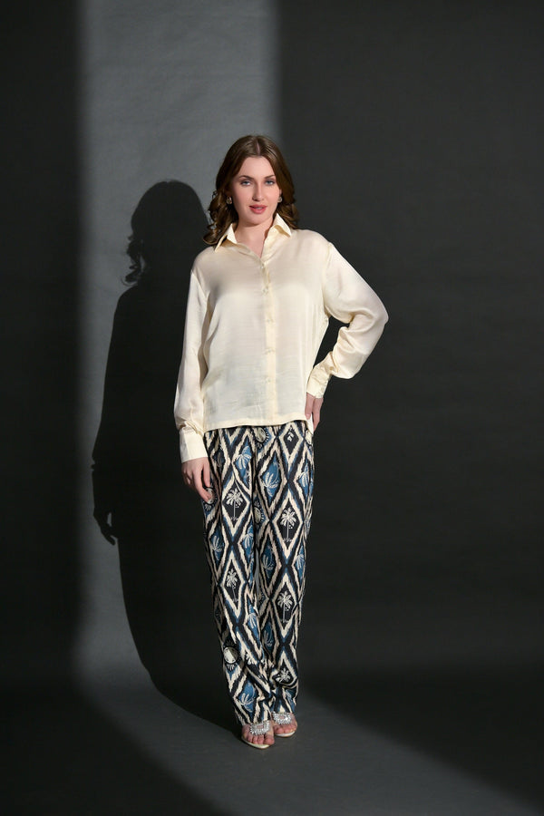 Offwhite viscose shirt top only