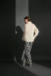 Garden Party Viscose Shirt with Tropical Printed Linen Cotton Trouser (Combo)