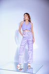 Lilac waistcoat trouser