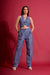 Aqua stripe printed cords combo