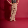 Cotton flex baggy pants