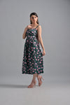 Muslin green floral
