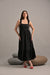 Black long maxi dress