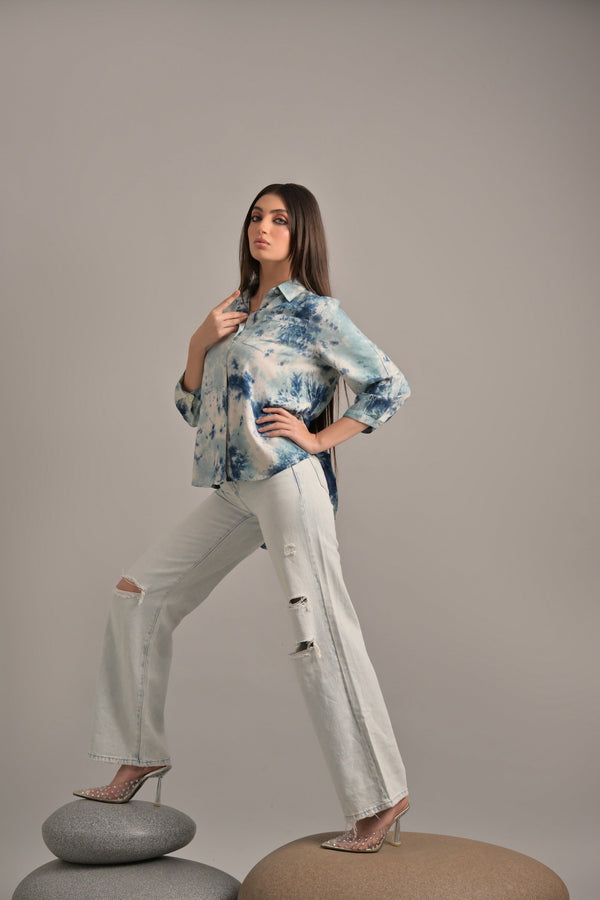 Garden Party Tie Dye Shirt (Top Only)