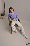 Lilac blazer top only