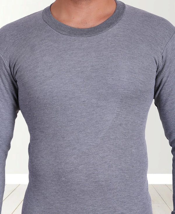 T.T. Mens Sky Blue Slim FitSolid Titanic Thermal Top