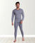 T.T. Mens Sky Blue Slim FitSolid Titanic Thermal Set