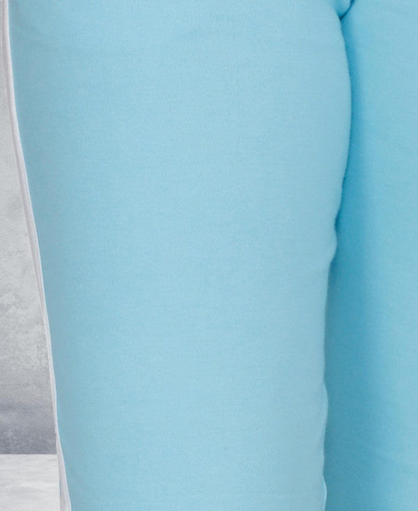 T.T. Women Solid Cotton Capri Sky Blue