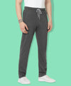 HiFlyers Mens Anthra Regular Fit Solid Cotton Blend Trackpant/Jogger