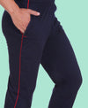 HiFlyers Mens Navy Comfort FitSolid Trackpant