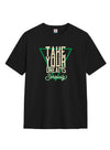 T.T. Men|Printed Tshirts For Men|Eco Friendly Recycled Fabric |Graphics Printed Tees|Round Neck|Half Sleeves|Cotton Blended Tees For Men|Regular Fit|Small Print|Pack Of 2|Navy-Black