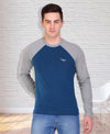 HiFlyers Men Round Neck Full Sleeve Cut & Sew Air Force T-Shirt