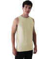 T.T. Men’S Organic Cotton Vest|Premium Melange Cotton|Regular Fit|Soft, Breathable, Fade-Resistant | Anti-Bacterial & Lightweight | Ideal For Gym/Sports Activities|Pack Of 1|Tan