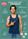 T.T. Men Solid Pack Of 5 Dyed Vest Assorted