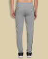 T.T. Cool Men Grey Side Striped Detail Cotton Track Pants