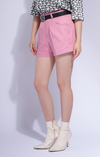 Garden Party Pink Cotton Shorts