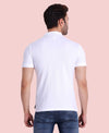HiFlyers Men White Polo T-Shirt