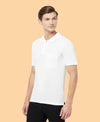 HiFlyers Men'S Solid Tshirts With Pocket White