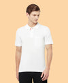 HiFlyers Men'S Solid Tshirts With Pocket White