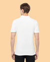HiFlyers Men'S Solid Tshirts With Pocket White