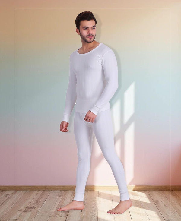 T.T. Men Hotpot Elite Thermal Set- White