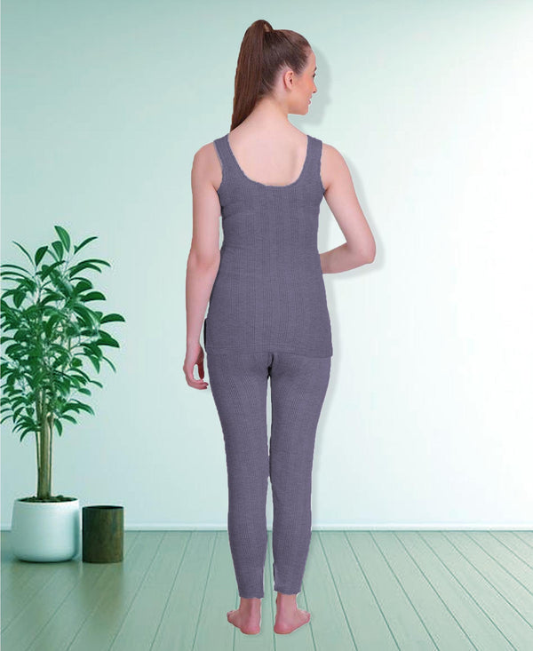 T.T. Hotpot Elite Women Sleeveless Slip - Pyjama Set Thermal - Navy