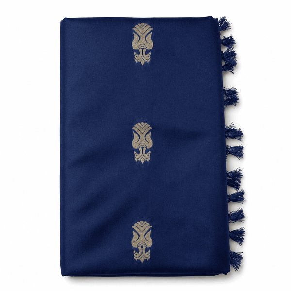Traditional Butta Semi Silk Saree