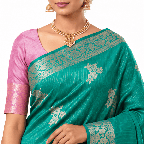 Jalak Semi Silk Saree