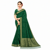Golden Checks Cotton Saree