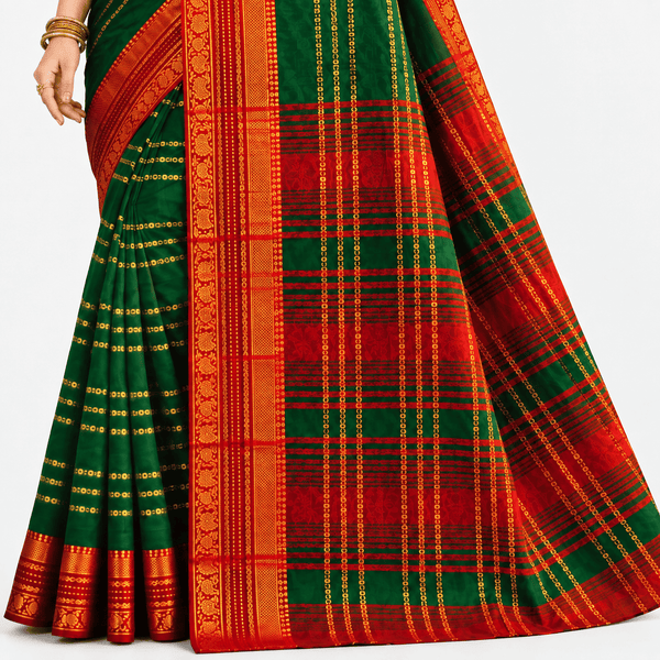 Veldhari Semi Silk Saree