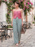 Pink & Green Boho Cords