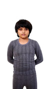 T.T. Kids Elite Plain Thermal Vest Pack Of 3 Anthra
