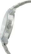 Quartz Analog Silver Dial Silver Stainless Steel Strap Watch for Men