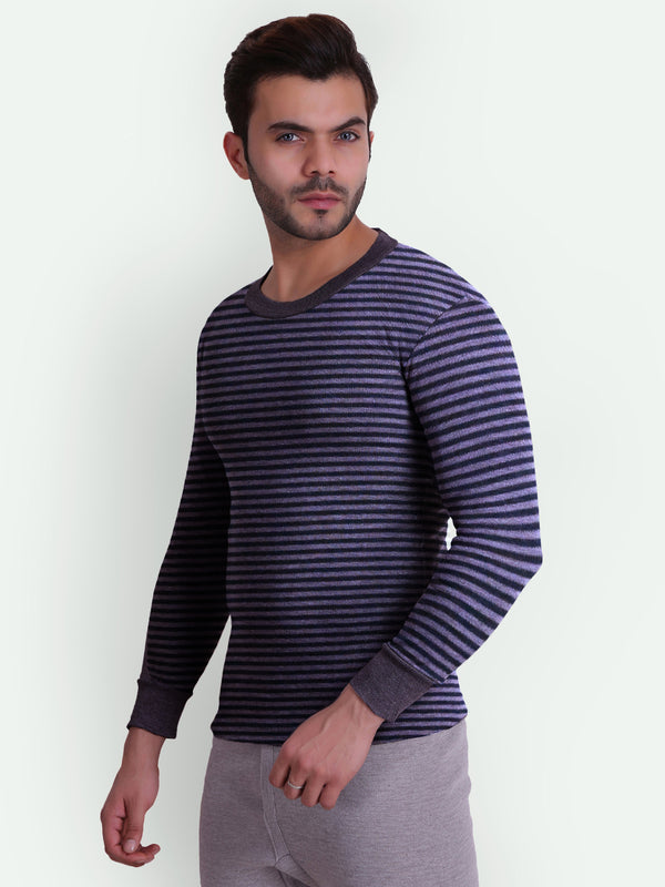 T.T. Mens Anthra Slim FitSolid Hotpot Designer Thermal Top