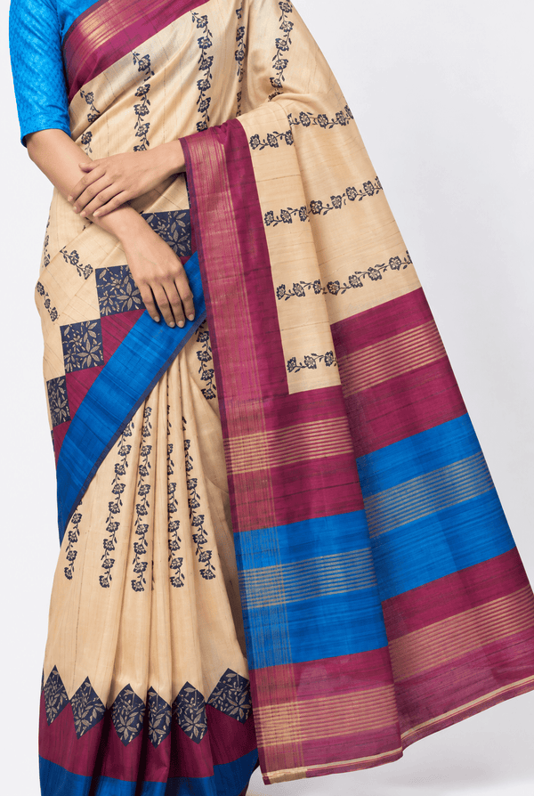 Chappa Tussar Saree