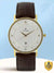 Workwear Men’s Contemporary Watch Quartz, Water Resistant, Leather Strap