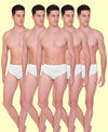 T.T. Men|21St Centy |Anti Odor Brief|Soft Inner Elastic|Moisture Wicking|Solid Snug Fit Innerwear For Men|Pure Cotton|Pack Of 5|White