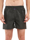 HiFlyers Men Regular Fit Checked Super Combed Cotton Woven Boxer Short Pack Of 1 Olive