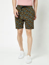T.T. Men Cool Printed Bermuda Shorts With Zipper Pack Of 2Brown-Navy