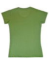 T.T. Women Solid Regular Fit Poly Round Neck Tshirts -Olive