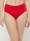 T.T. Women Desire Plain Cotton Spandax Panty Pack Of 3 Skin-Black-Red